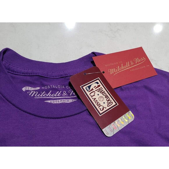 Pau Gasol LA Lakers Mitchell & Ness NBA Career Stats Champion Purple Small NWT - Picture 8 of 11